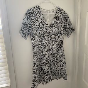 Black and white dress